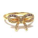 Infinity Bow Ring-925 Sterling Silv..