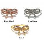 Infinity Bow Ring-925 Sterling Silv..
