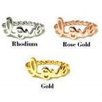 Love Ring-925 Sterling Silver-choice Of Color-size..